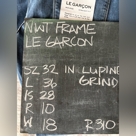 Frame Denim Le Garcon Jeans - Picture 4 of 14